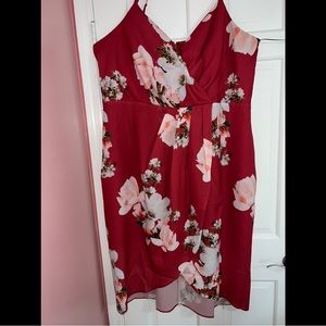 City Chic Raspberry dress